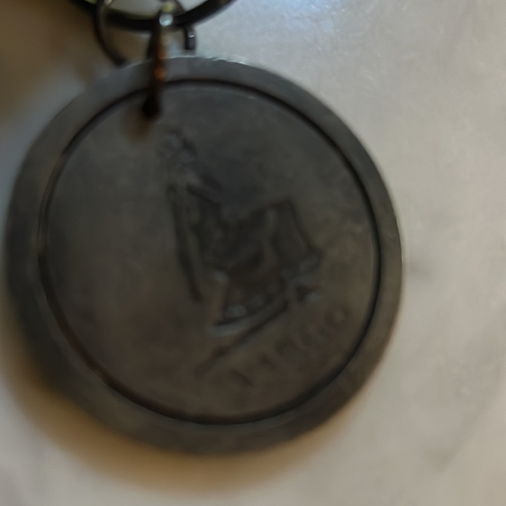 RESTORATION HARDWARE Virgo Key Chain - Picture 2 of 3